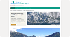 Desktop Screenshot of hotelachensee.com